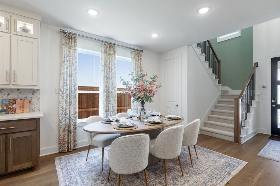 Representative Dining Room - some options shown
