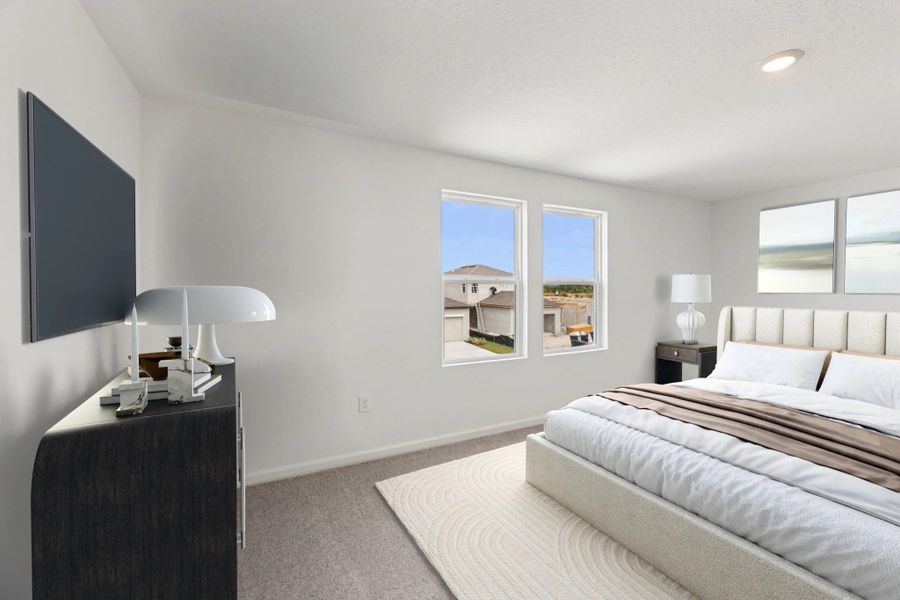 Representative furnished interior of a home built from the Lyon by Starlight Homes in Brookewater at Crossprairie, St. Cloud (Image 6).