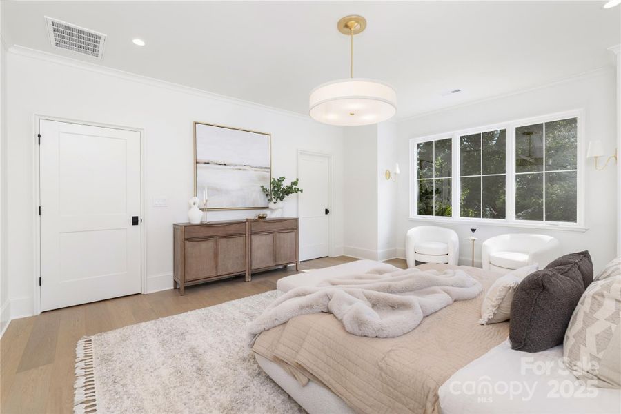 Furnished interior view inside a new home in , Charlotte (Image 28).