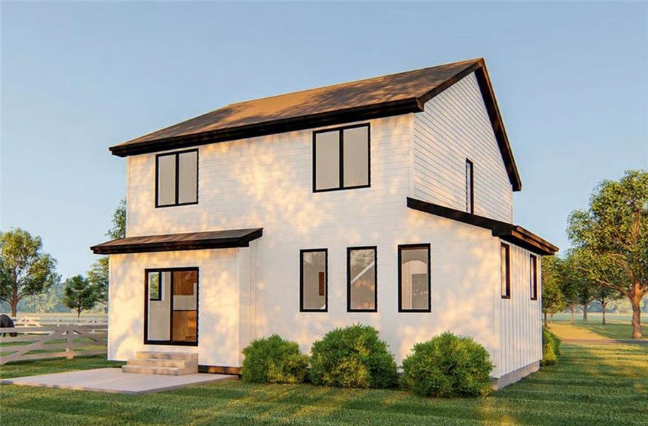 Front exterior of a new home in , Douglasville, GA, highlighting curb appeal (Image 7).