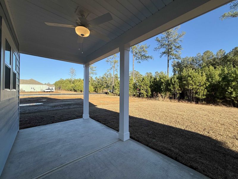 Exterior details and patio area of a home in Westwood Reserve, Conway (Image 3).