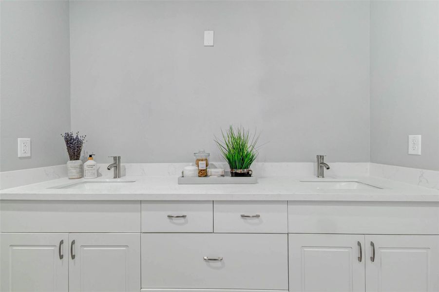 Close-up of interior finishes inside a home in , Houston (Image 11).