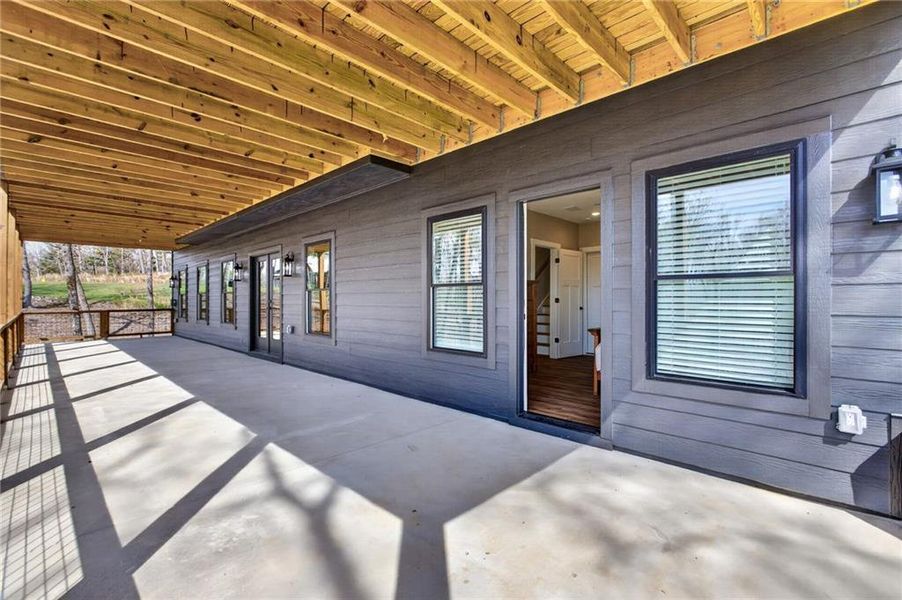 Exterior details and patio area of a home in , Morganton (Image 33). Exterior details and patio area of a home in , Morganton (Image 33).