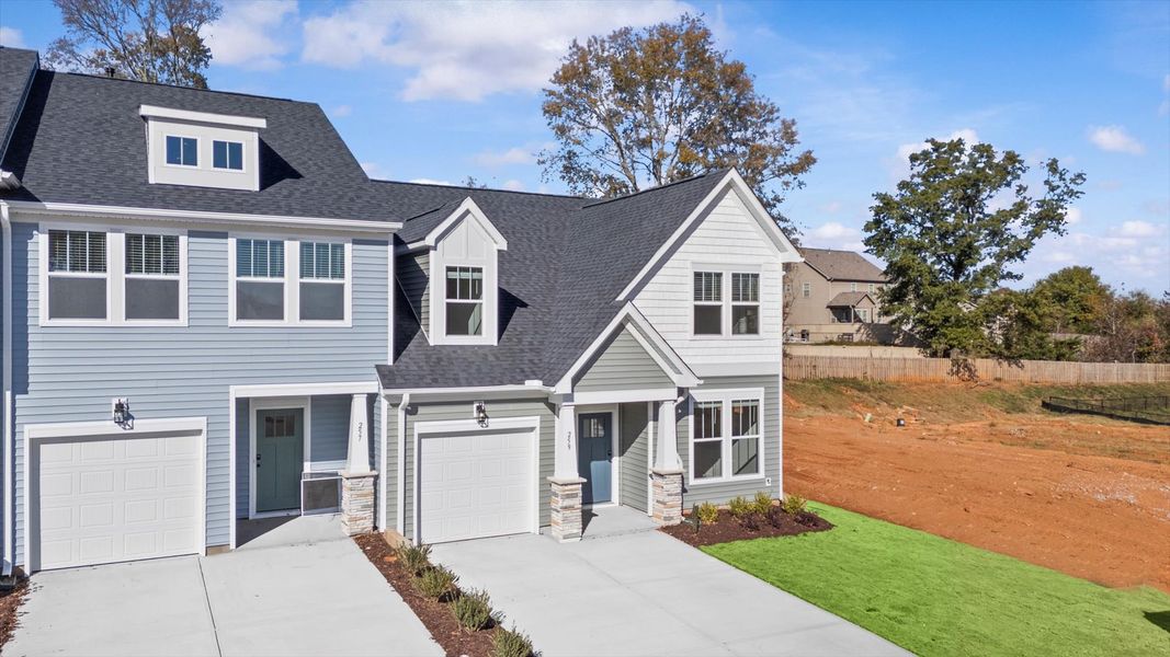 Notable street presence with tasteful elevation and thoughtful landscaping