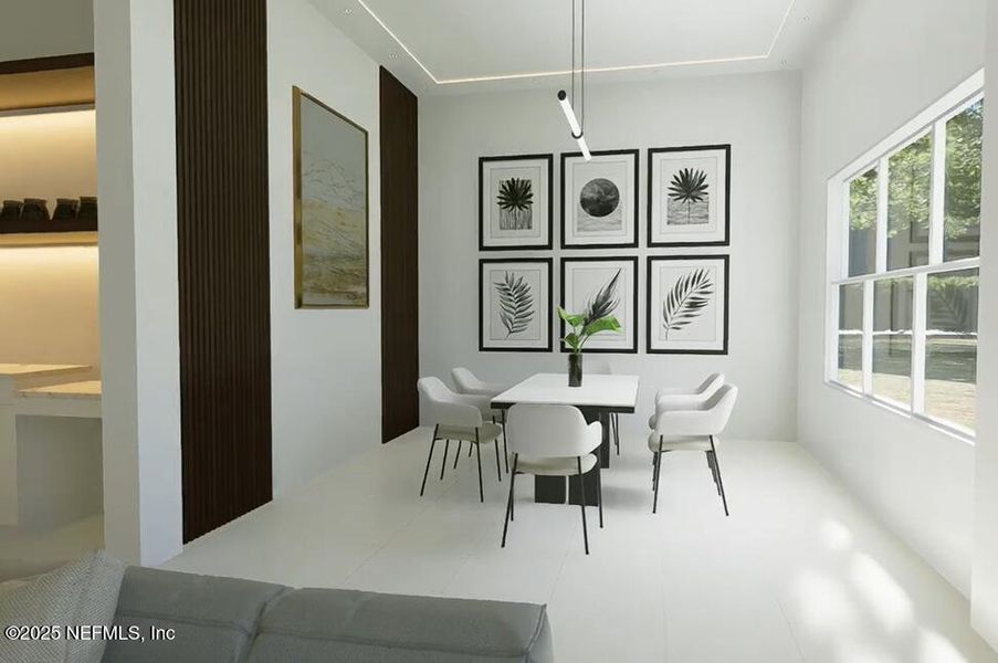 Furnished interior view inside a new home in , Palm Coast (Image 10). Furnished interior view inside a new home in , Palm Coast (Image 10).