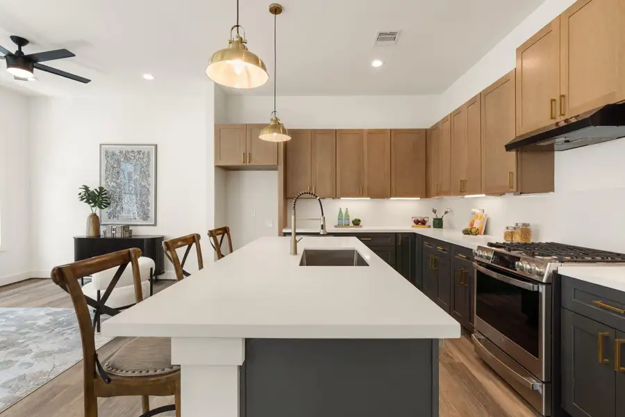 Furnished interior view inside a new home in , Houston (Image 6).