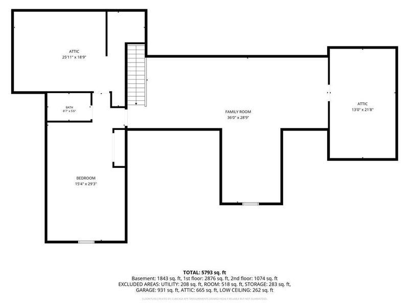 2D floor plan layout of this home in , Canton, GA (Image 7).
