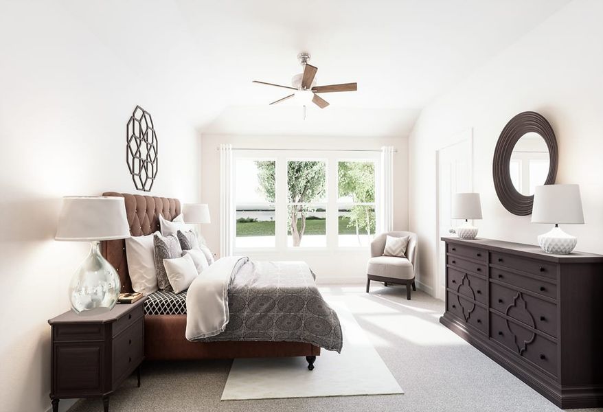 Representative furnished interior of a home built from the Ivy by Tri Pointe Homes in View at the Reserve, Mansfield (Image 16).