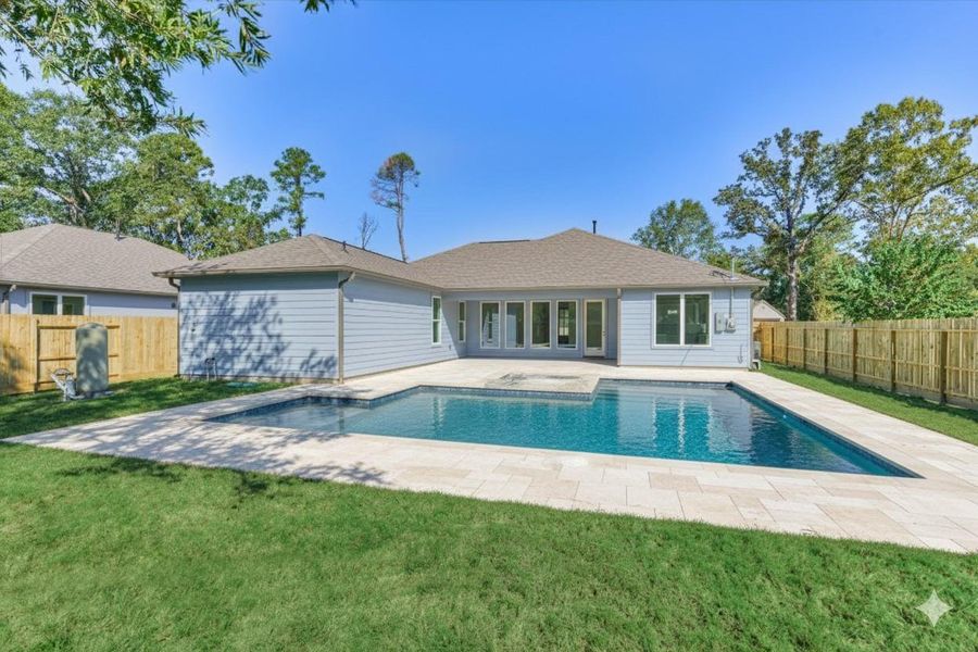 **This is a virtual pool rendering** So many possibilities with this incredible backyard! **This is a virtual pool rendering** So many possibilities with this incredible backyard!