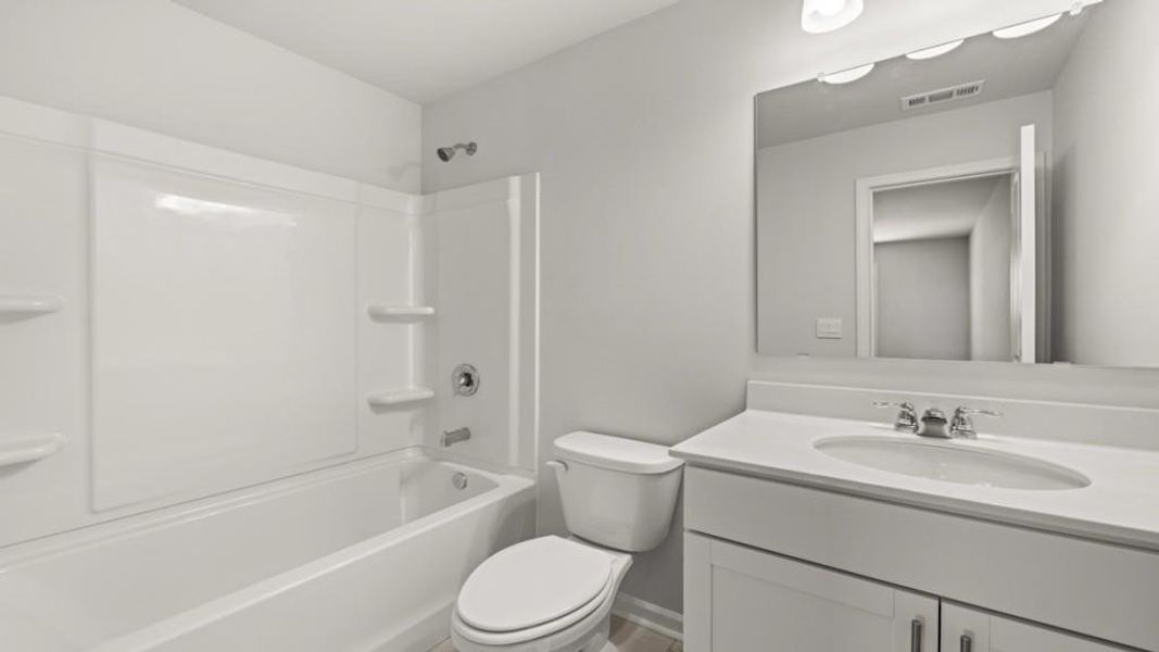 Furnished interior view inside a new home in Hamptons at Riverwood East, Dallas (Image 9).