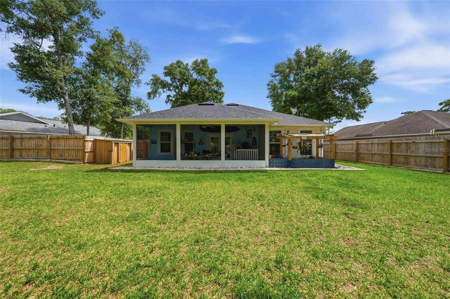 Exterior details and patio area of a home in , Silver Springs (Image 29).