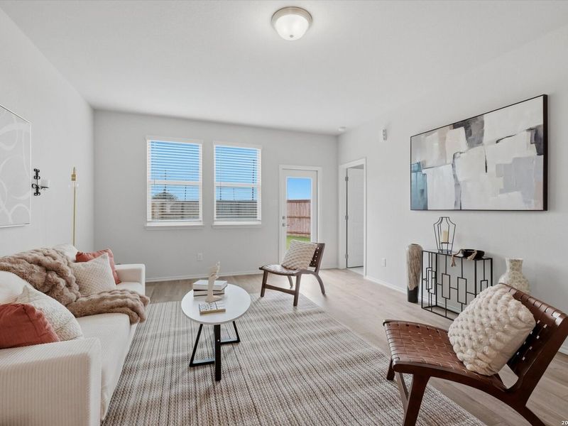 Furnished interior view inside a new home in Agave, San Antonio (Image 5).