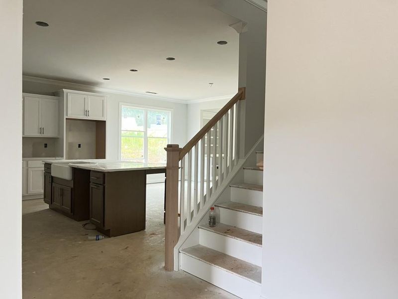 In-progress construction of a new home in Hemingway, Flowery Branch, GA (Image 14).