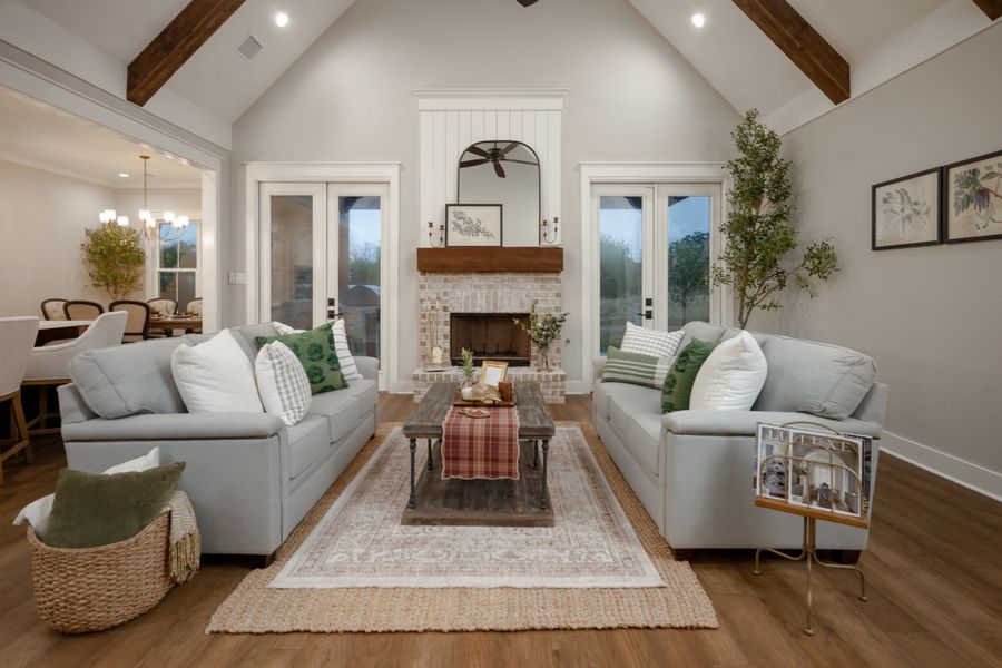 Furnished interior view inside a new home in Windmill Hill, Bryan (Image 46).