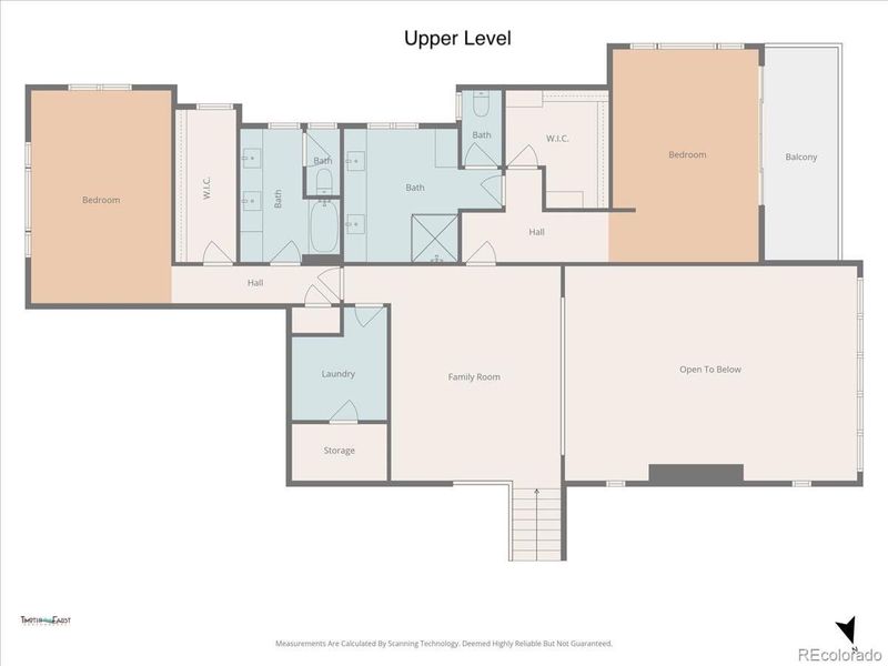 Upper Level Floor plan