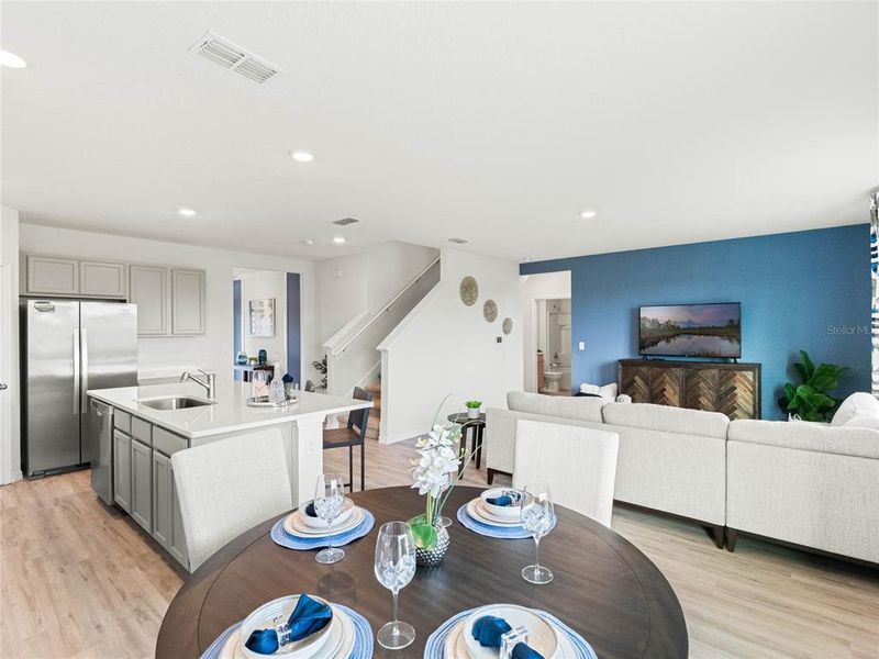 Furnished interior view inside a new home in Cascades, Davenport (Image 14).