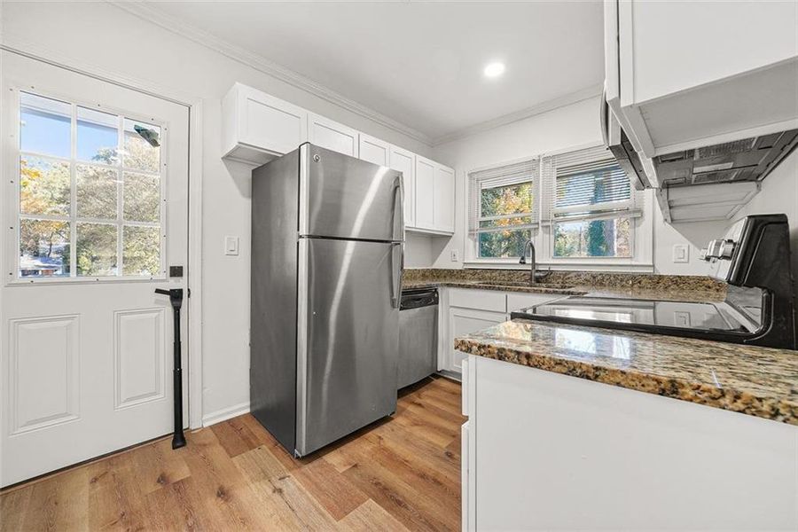 Furnished interior view inside a new home in , Atlanta (Image 7). Furnished interior view inside a new home in , Atlanta (Image 7).