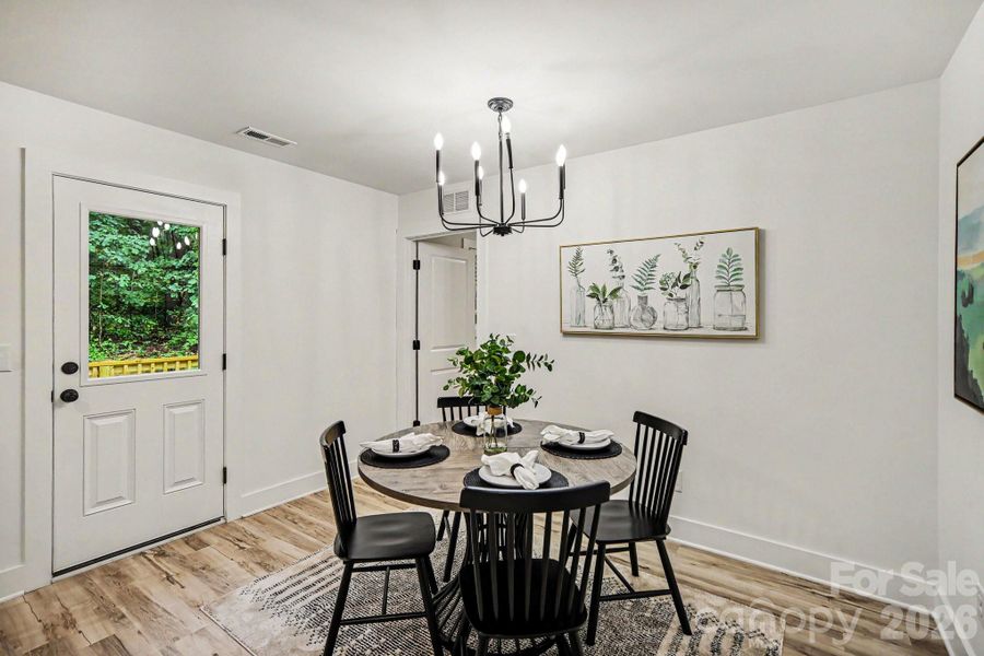 Furnished interior view inside a new home in , Maiden (Image 6).