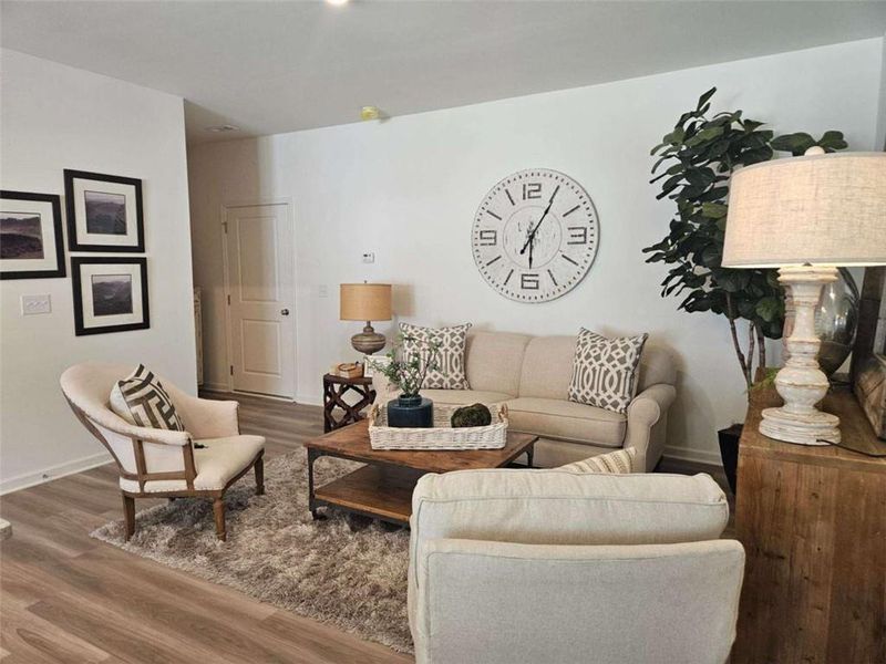 Furnished interior view inside a new home in , Conyers (Image 5). Furnished interior view inside a new home in , Conyers (Image 5).