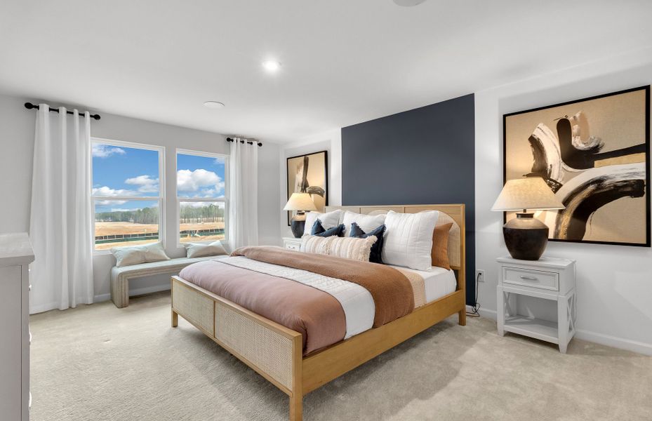 Furnished interior view inside a new home in Carpenter Falls, Durham (Image 22).
