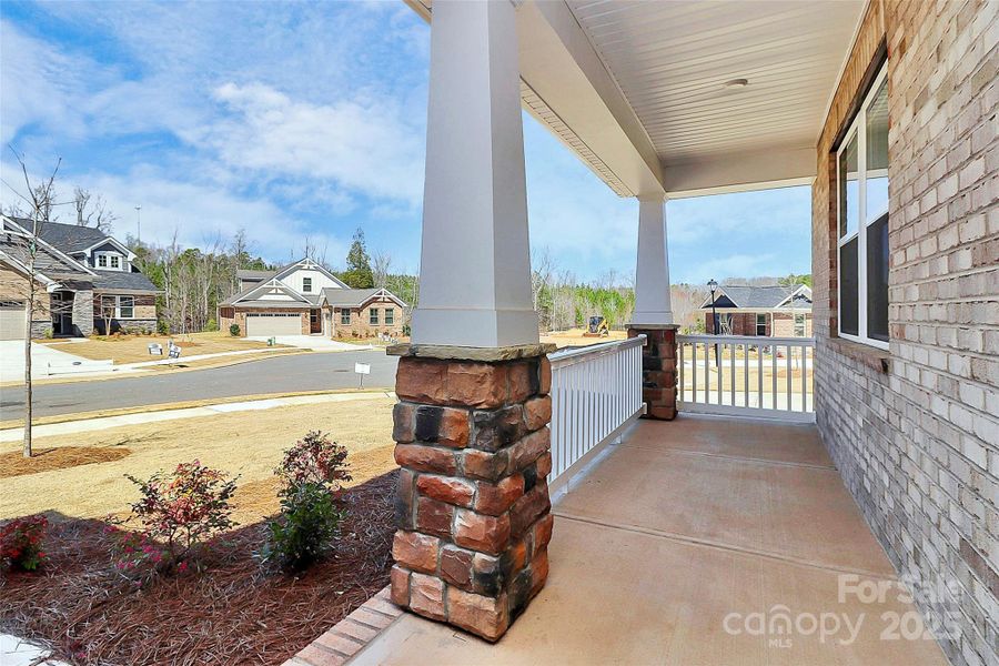 Exterior details and patio area of a home in , Mint Hill (Image 26).