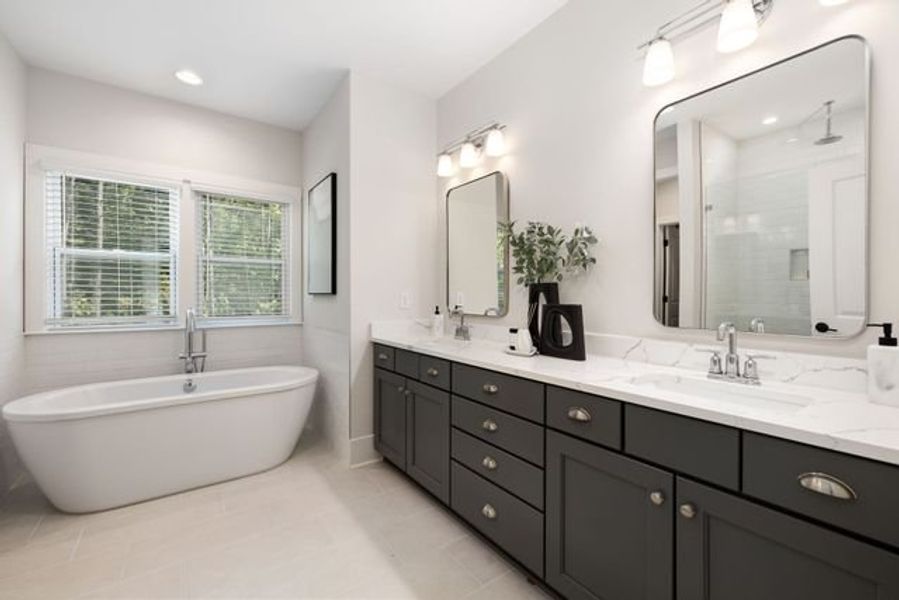 Representative furnished interior of a home built from the Kemp by True Homes in Wheatfield Estates, Statesville (Image 16).