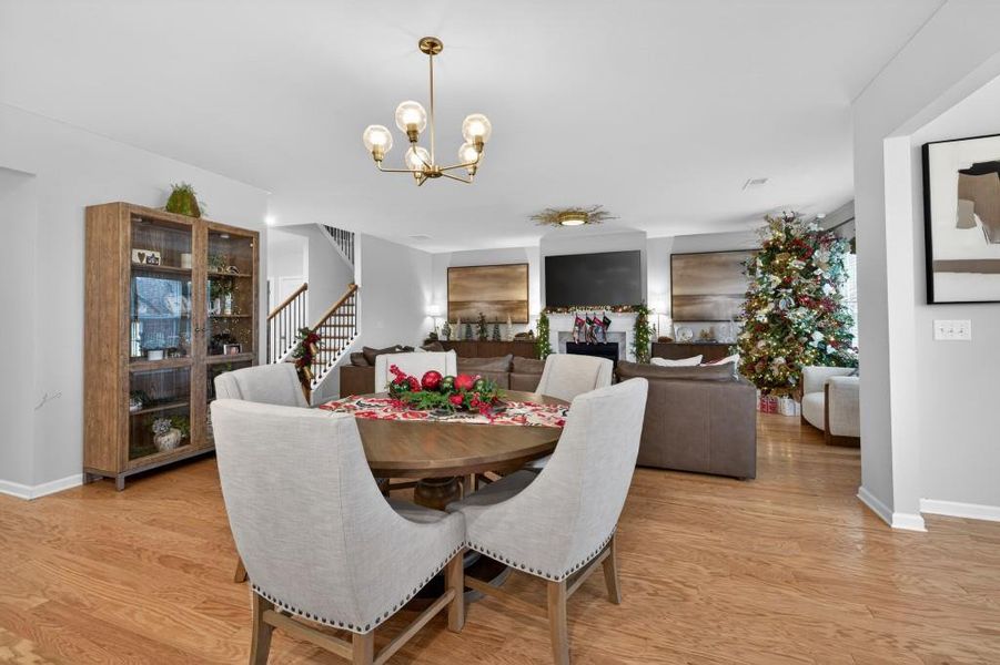 Furnished interior view inside a new home in Reunion, Flowery Branch (Image 68). Furnished interior view inside a new home in Reunion, Flowery Branch (Image 68).