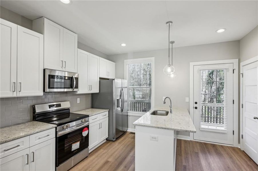 Furnished interior view inside a new home in Avenue at Oakland City, Atlanta (Image 4).