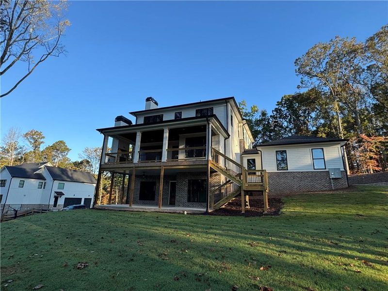 Exterior details and patio area of a home in , Woodstock (Image 27).