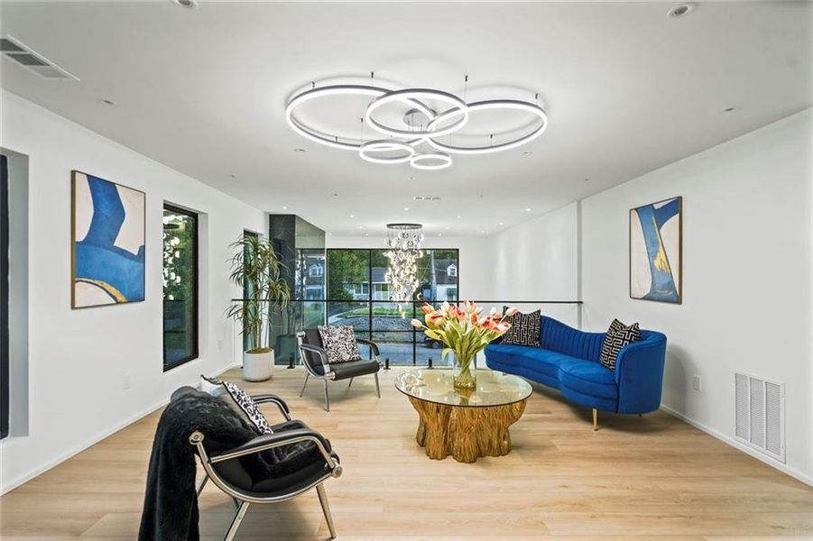 Furnished interior view inside a new home in , Atlanta (Image 7).