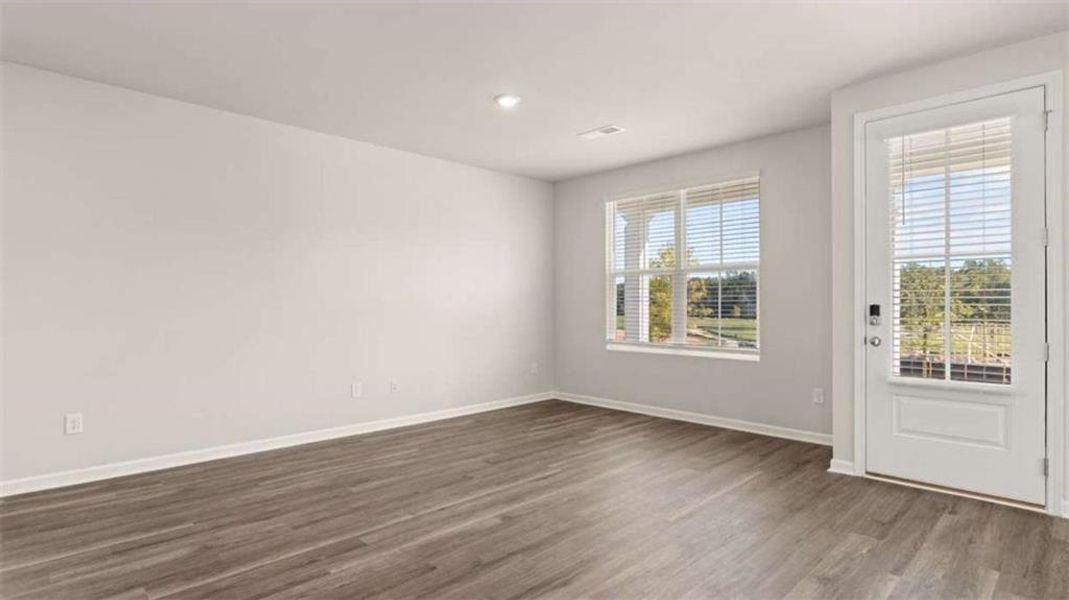 Spacious, unfurnished interior of a new home in Brookland Commons, Monroe (Image 21).