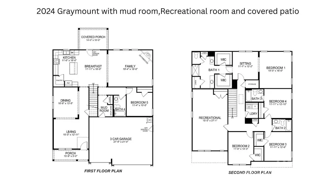 2D floor plan layout of this home in Sylvan Creek, Denver, NC (Image 5). 2D floor plan layout of this home in Sylvan Creek, Denver, NC (Image 5).