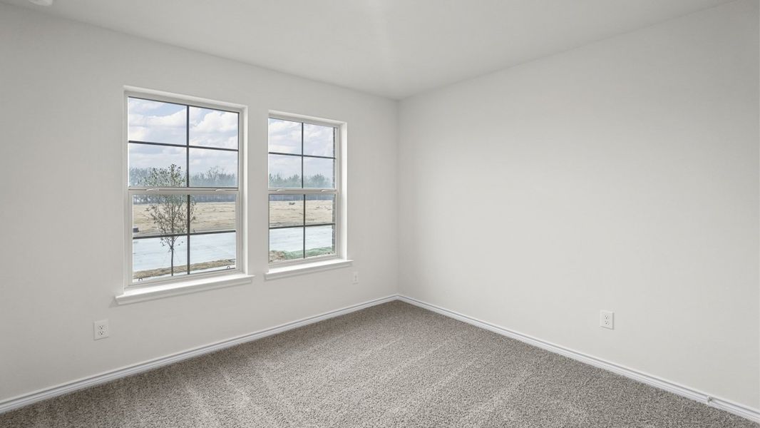 Representative unfurnished interior of a home built from the Cedarwood by D.R. Horton in Bel Air Village, Sherman (Image 11). Representative unfurnished interior of a home built from the Cedarwood by D.R. Horton in Bel Air Village, Sherman (Image 11).