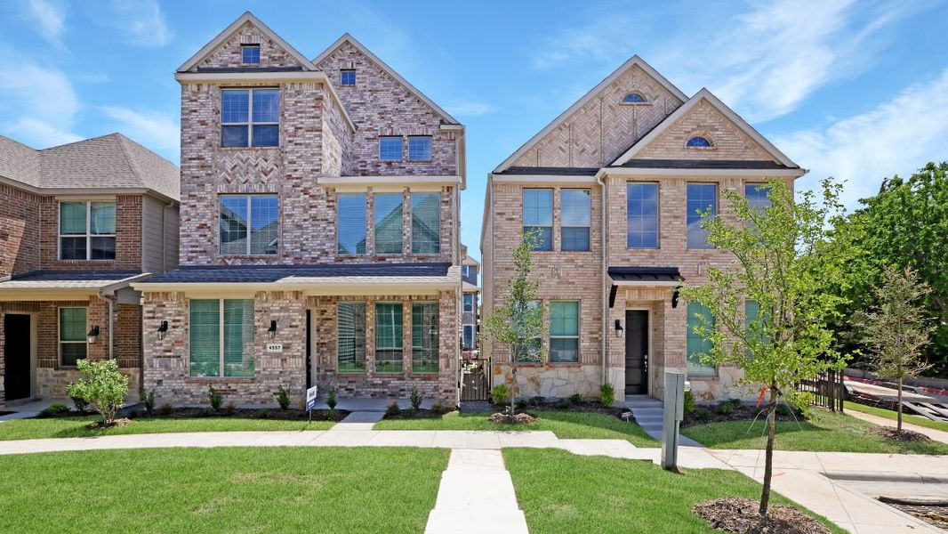 Representative exterior photo of a completed home built from the Bronco by D.R. Horton in Mustang Square, Plano, TX (Image 16). Representative exterior photo of a completed home built from the Bronco by D.R. Horton in Mustang Square, Plano, TX (Image 16).
