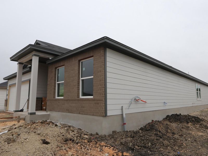 In-progress construction of a new home in Marble Creek Crossing, Austin, TX (Image 9).