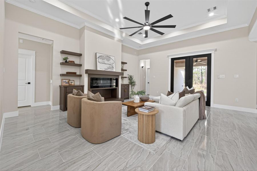 Furnished interior view inside a new home in , Dayton (Image 5).