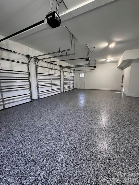 3 car garage epoxy