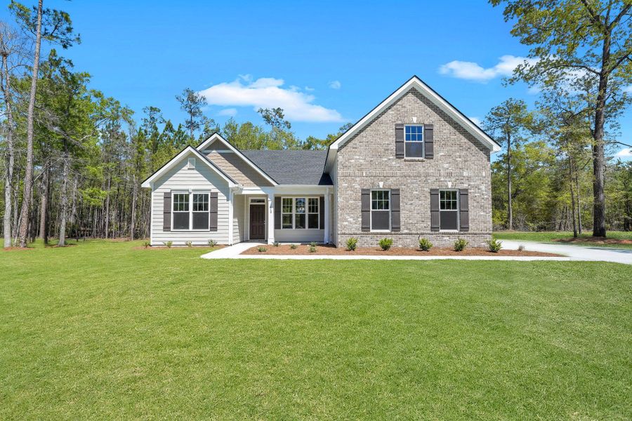 Representative exterior photo of a completed home built from the The Camilla by Smith Family Homes in Savannah Highlands, Savannah, GA (Image 2).