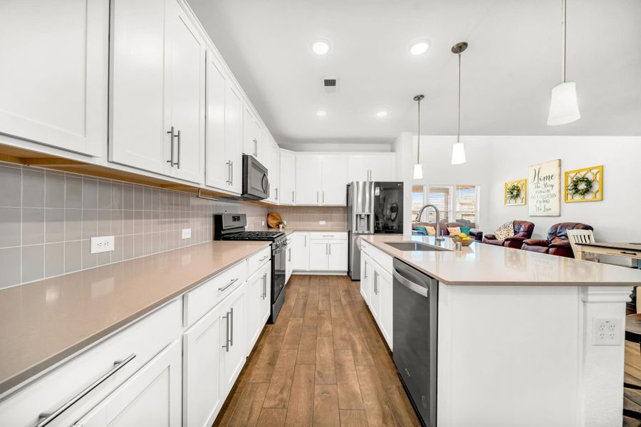 Furnished interior view inside a new home in Mavera, Conroe (Image 5).