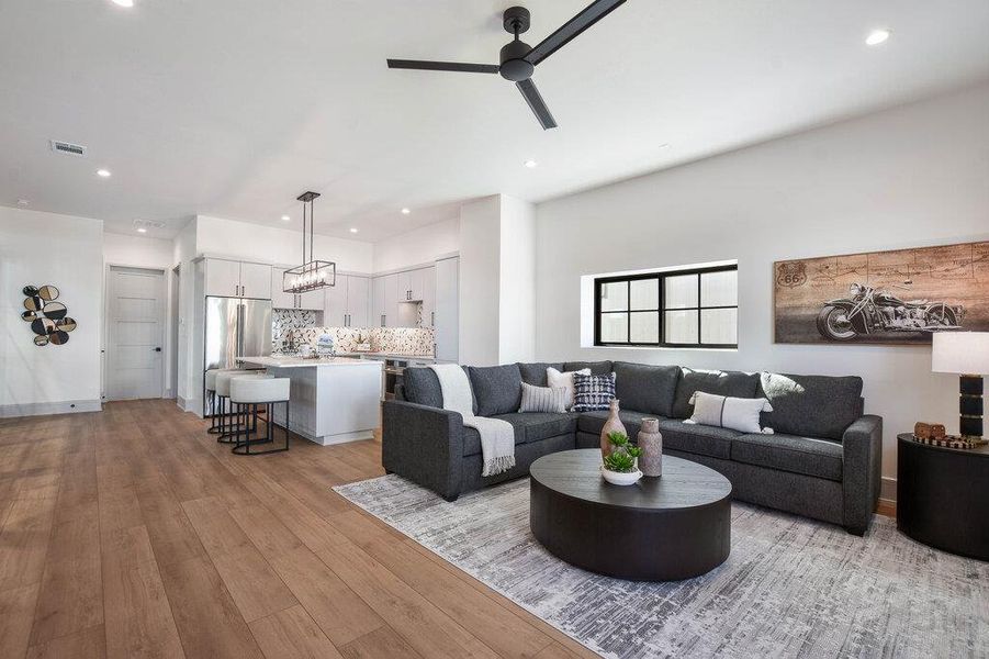 Furnished interior view inside a new home in , Austin (Image 5).