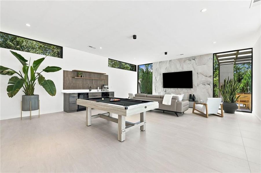 Furnished interior view inside a new home in , Marietta (Image 19).