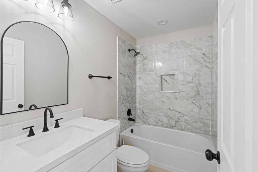 Furnished interior view inside a new home in , Houston (Image 13).