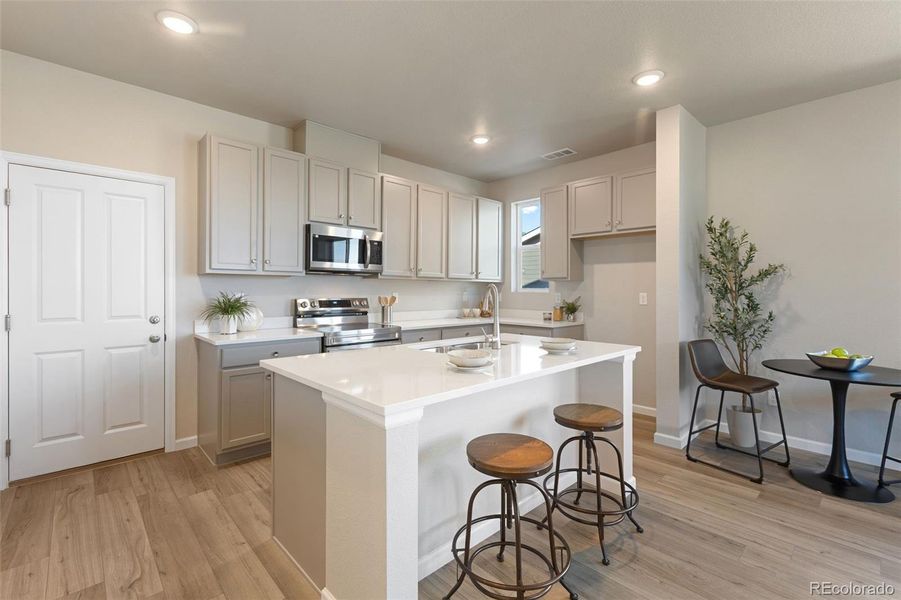 Furnished interior view inside a new home in , Longmont (Image 9).