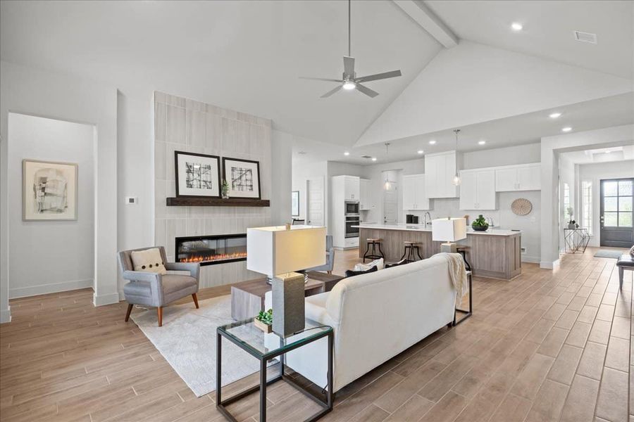 Furnished interior view inside a new home in Broken Oak, Georgetown (Image 30).