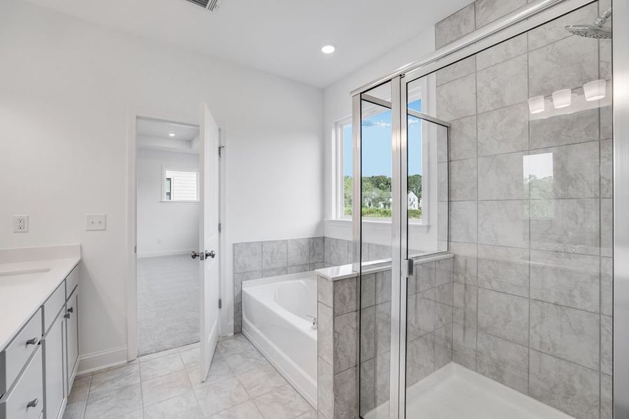 Furnished interior view inside a new home in Kennison Creek, Cumming (Image 5). Furnished interior view inside a new home in Kennison Creek, Cumming (Image 5).