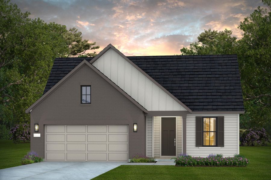 Representative exterior photo of a completed home built from the Mainstay by Del Webb in Del Webb Bridgeland, Cypress, TX (Image 4).