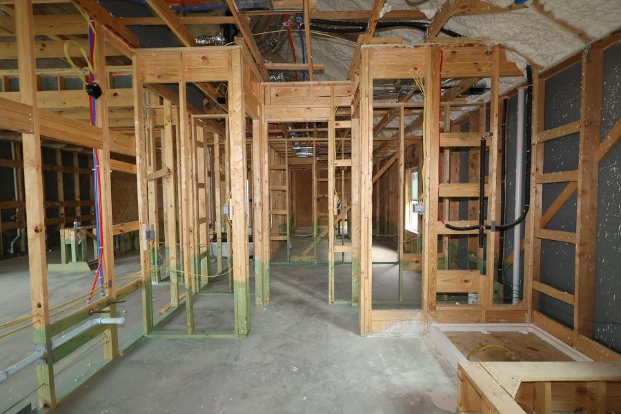 In-progress construction of a new home in Meridiana - Terrace Collection, Manvel, TX (Image 4).