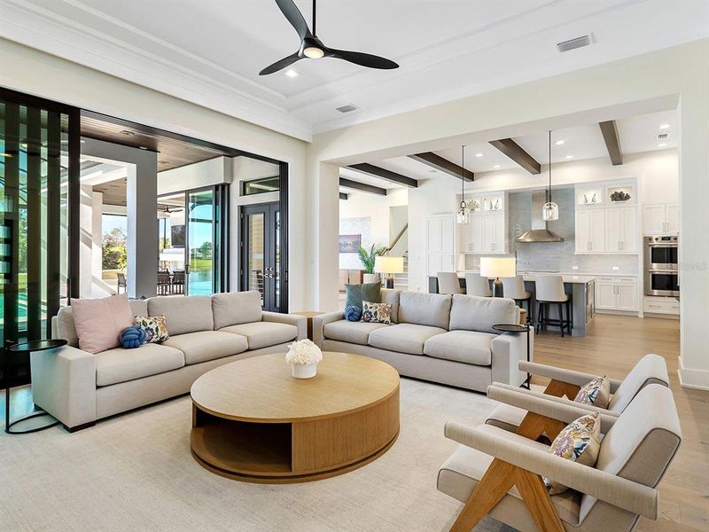Furnished interior view inside a new home in , Lakewood Ranch (Image 38).