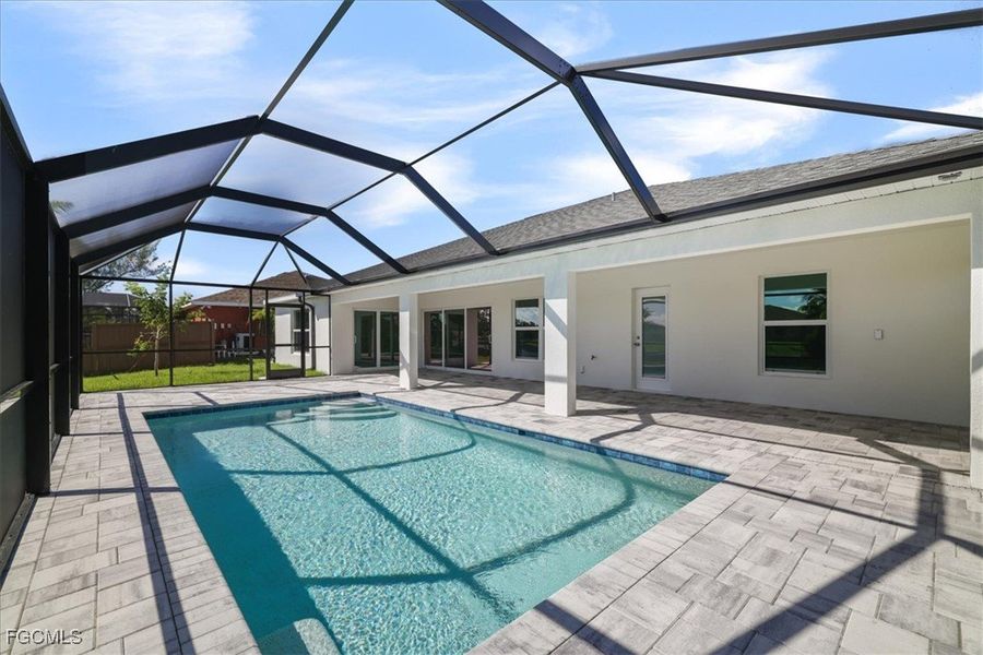 Exterior details and patio area of a home in Cape Coral, Cape Coral (Image 24).