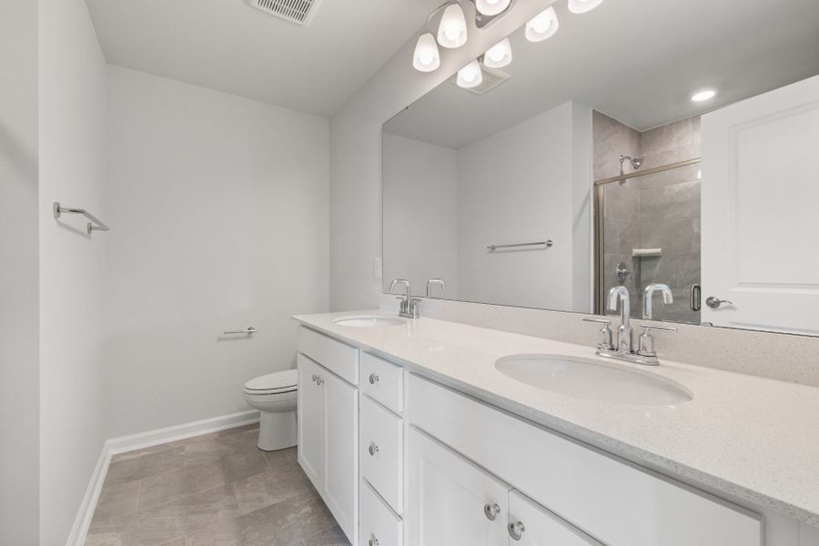 Furnished interior view inside a new home in Poets Walk, Whitsett (Image 11).